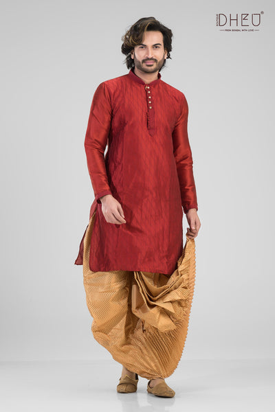 Bor Pokkho-Wedding Dhoti-Kurta set