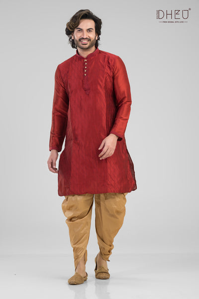 Yaar ki Shaadi-Men's Kurta + Dhoti Pant(Optional)