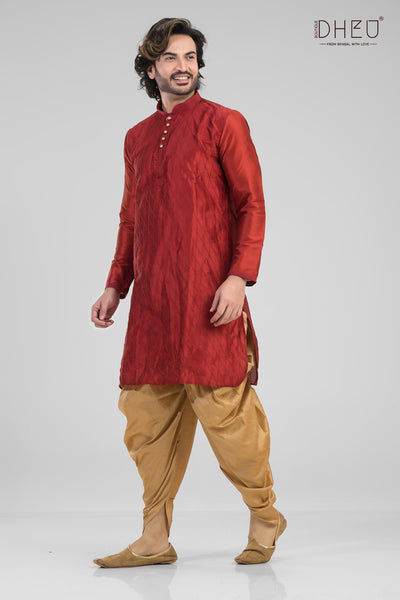 Yaar ki Shaadi-Men's Kurta + Dhoti Pant(Optional)