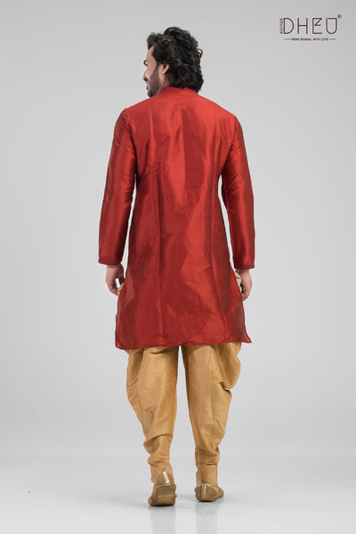 Yaar ki Shaadi-Men's Kurta + Dhoti Pant(Optional)