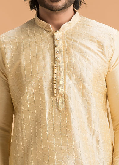 Patra Chai- Men's Kurta + Dhoti(Optional)