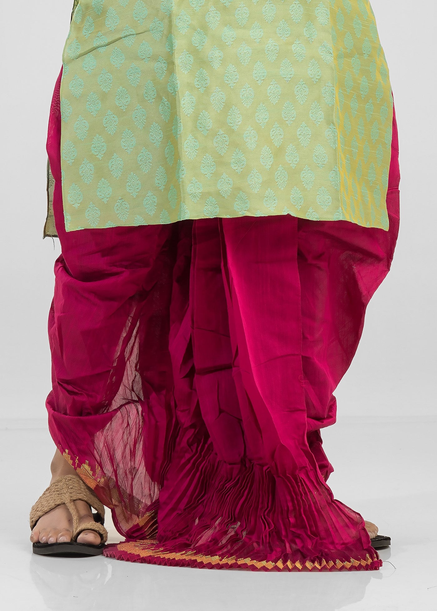 Designer Silk Dhoti- Ready to wear