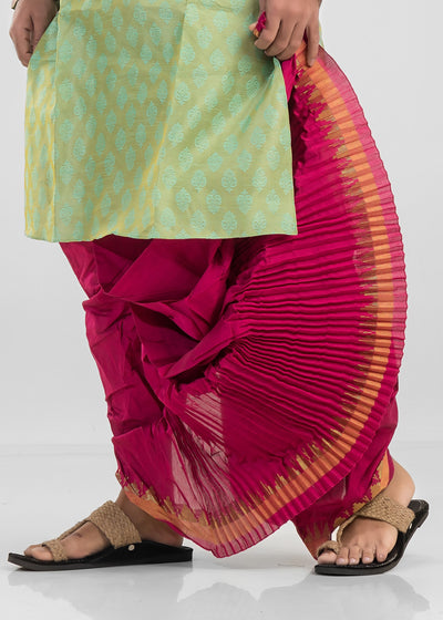 Designer Silk Dhoti- Ready to wear