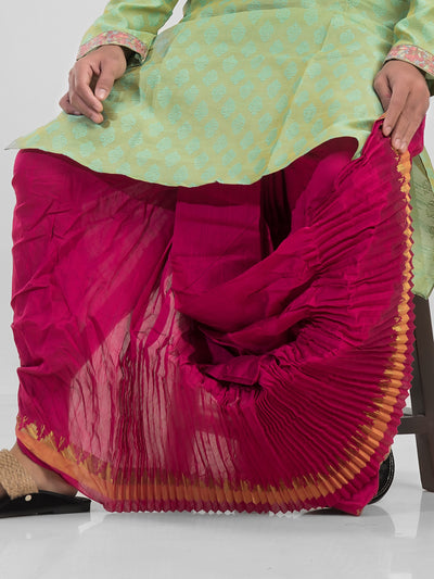 Designer Silk Dhoti- Ready to wear