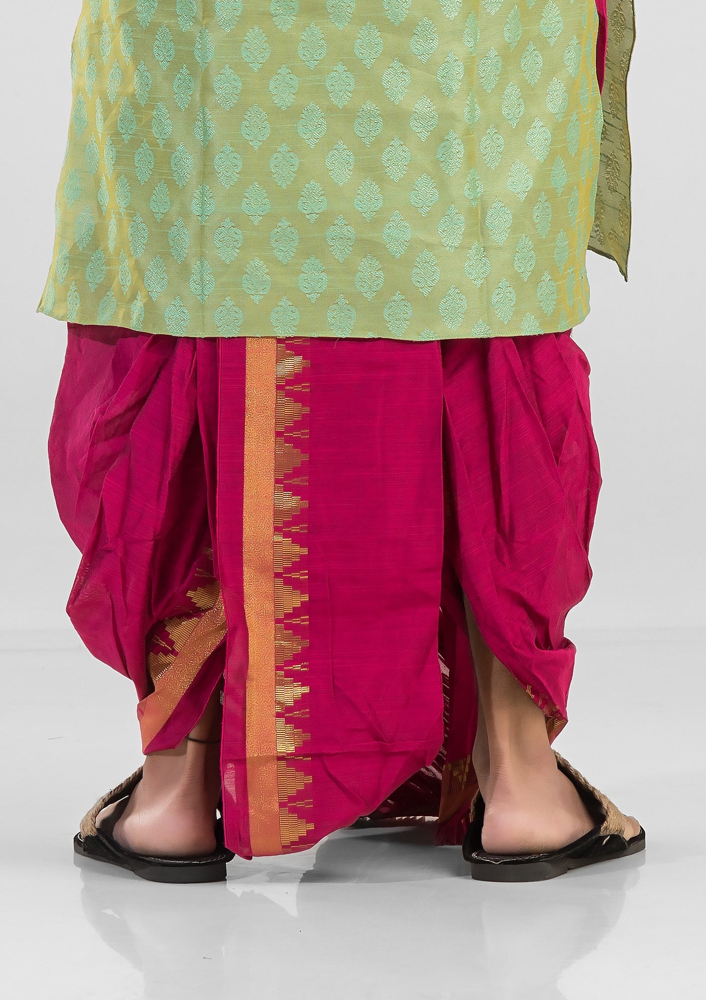 Designer Silk Dhoti- Ready to wear