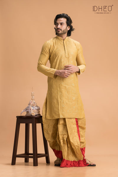 The Unproposed Guy-Men's Kurta&nbsp; + Dhoti(Optional)