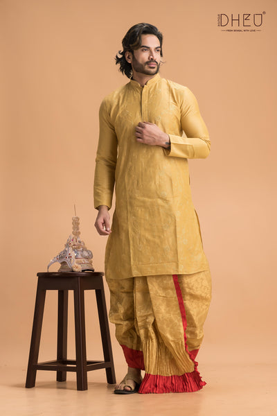 The Unproposed Guy-Men's Kurta&nbsp; + Dhoti(Optional)