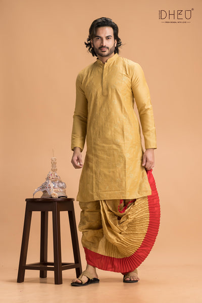 The Unproposed Guy-Men's Kurta&nbsp; + Dhoti(Optional)