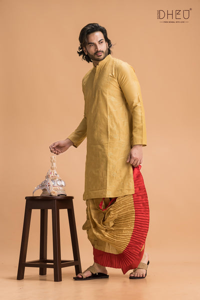 The Unproposed Guy-Men's Kurta&nbsp; + Dhoti(Optional)