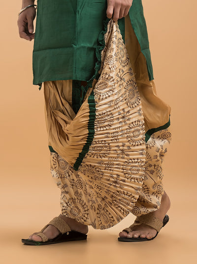 Designer Silk Dhoti- Ready to wear