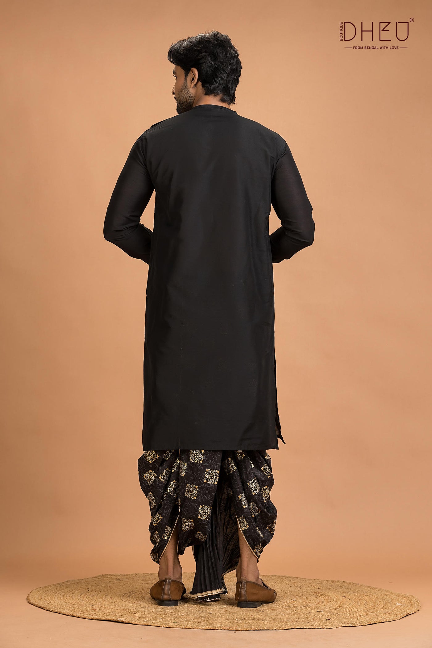 Dheu Designer Kurta Dhoti(Optional) Set