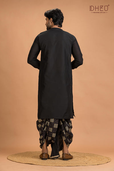 Dheu Designer Kurta Dhoti(Optional) Set