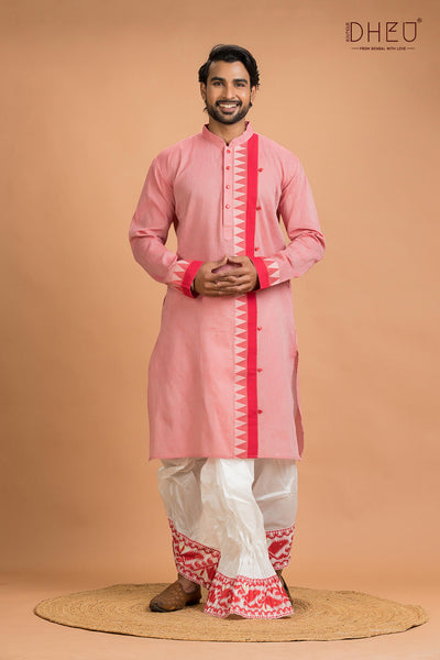 Dheu Designer Kurta Dhoti(Optional) Set