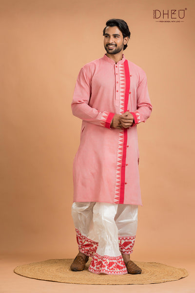Dheu Designer Kurta Dhoti(Optional) Set