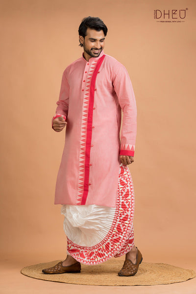 Dheu Designer Kurta Dhoti(Optional) Set