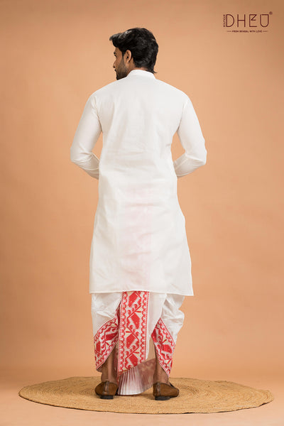 Dheu Designer Kurta Dhoti(Optional) Set