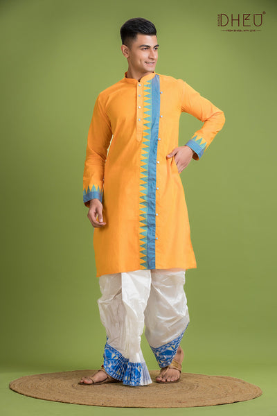 Dheu Designer Kurta Dhoti(Optional) Set