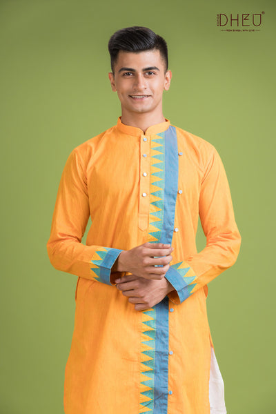 Dheu Designer Kurta Dhoti(Optional) Set