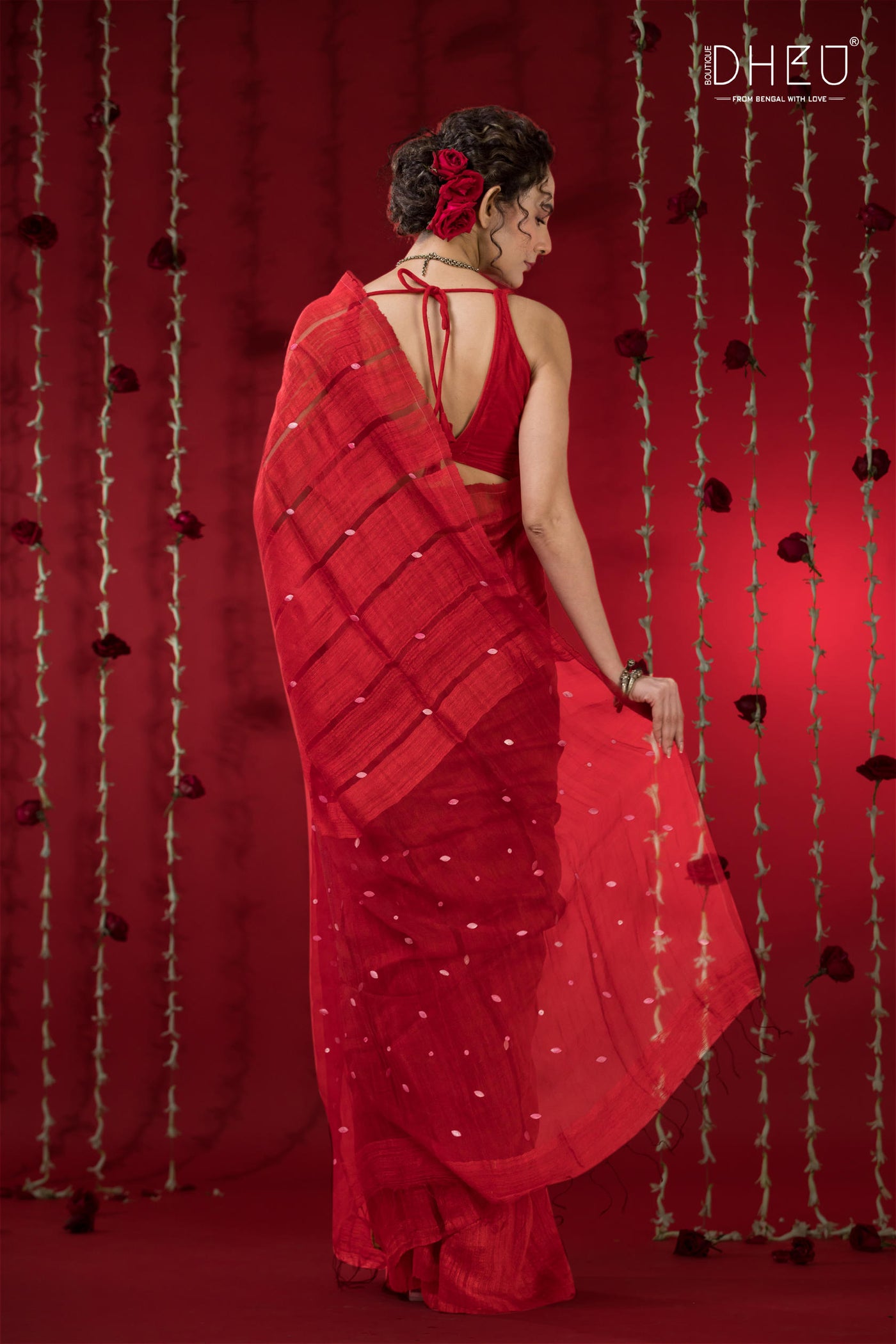 Pure Khadi Silk Gini Saree (Silk Mark Certified)