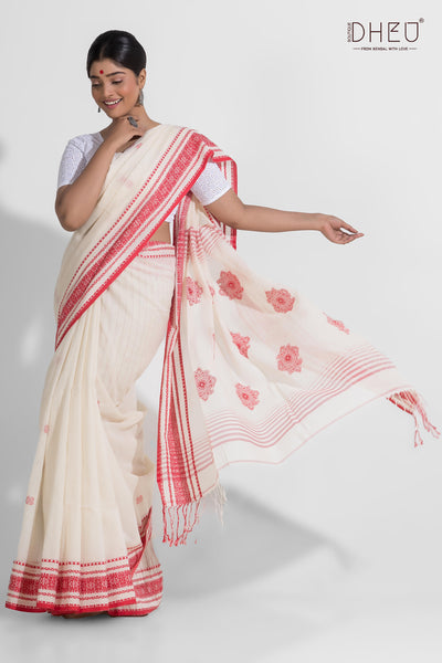 Barkha - Pure Khadi Cotton Saree