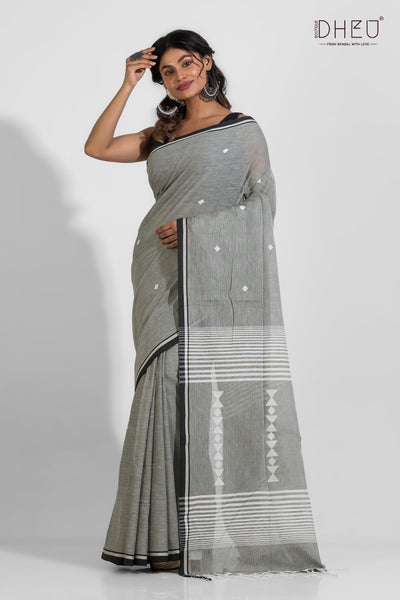 Mapusa - Pure Khadi Saree