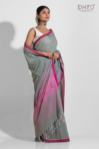 Beas-Pure Khadi Saree