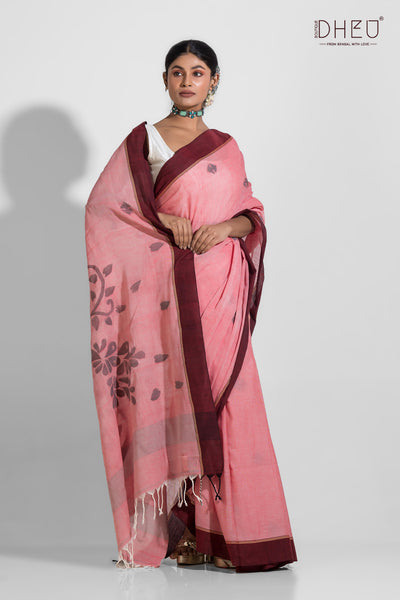 Pure Khadi Cotton Saree
