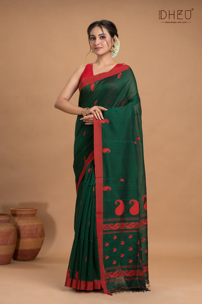 Pure Khadi Cotton Saree