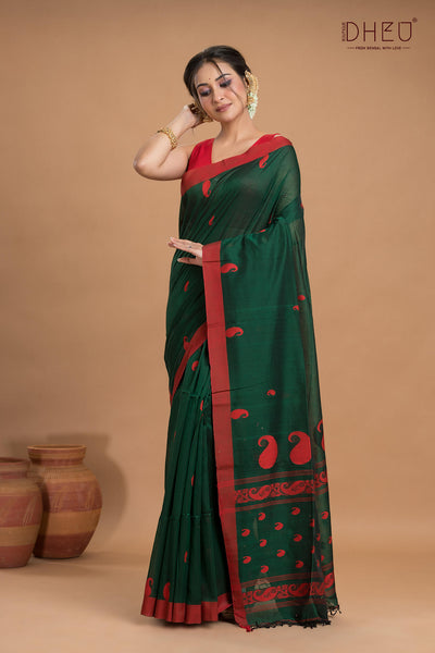 Pure Khadi Cotton Saree