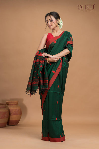 Pure Khadi Cotton Saree