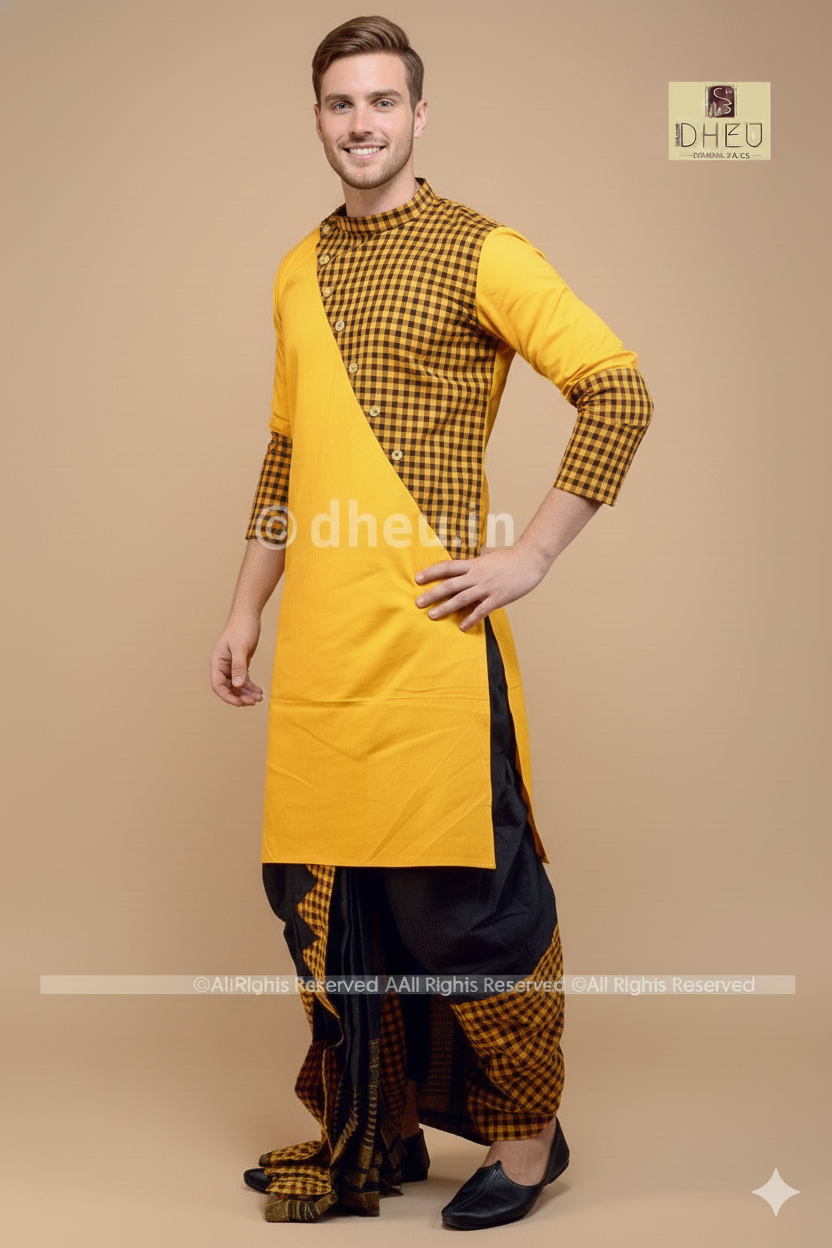 Aleek Manush-Designer Kurta & Dhoti(Optional) Set