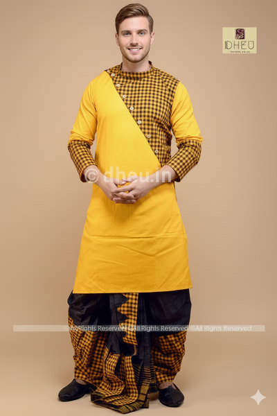 Aleek Manush-Designer Kurta & Dhoti(Optional) Set