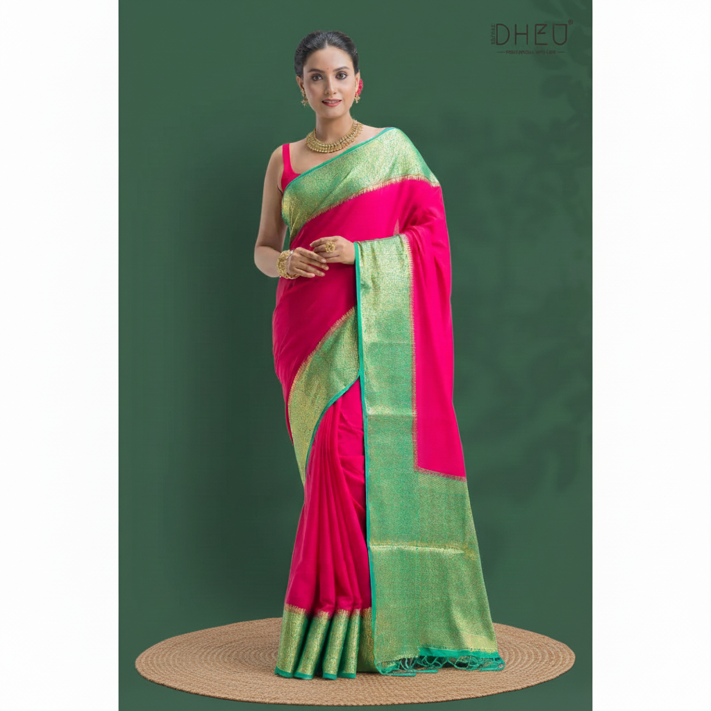 Designer Brocade Silk Saree