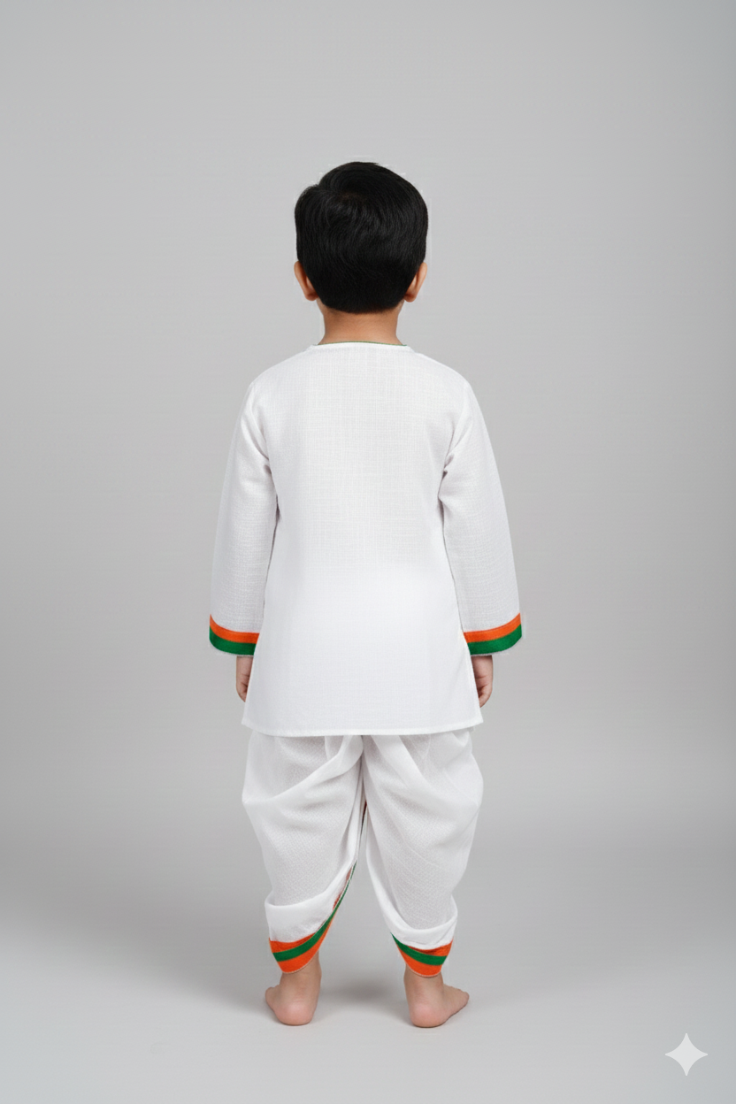 Vande Mataram - Kids Dhoti Kurta