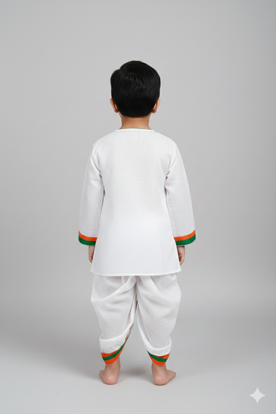 Vande Mataram - Kids Dhoti Kurta