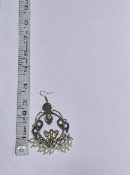 Oxidized German Silver Earrings