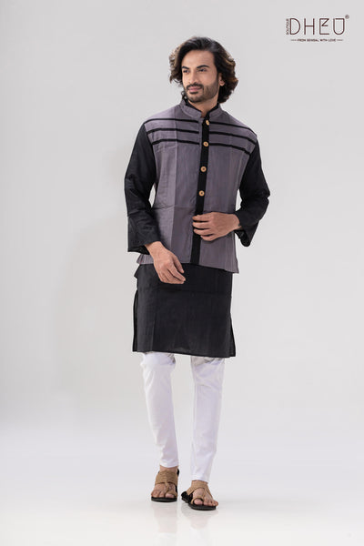 Dheu Designer Kurta - Jacket & Pant Set