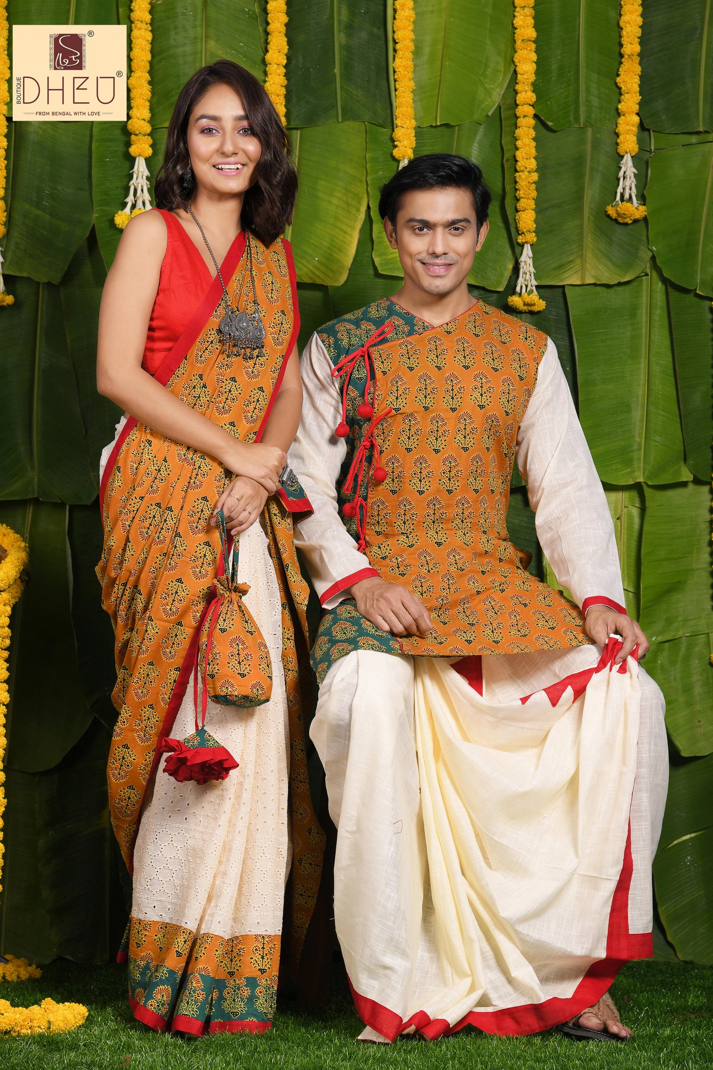 Pyar Ki Pal- Designer Mekhela Couple Set