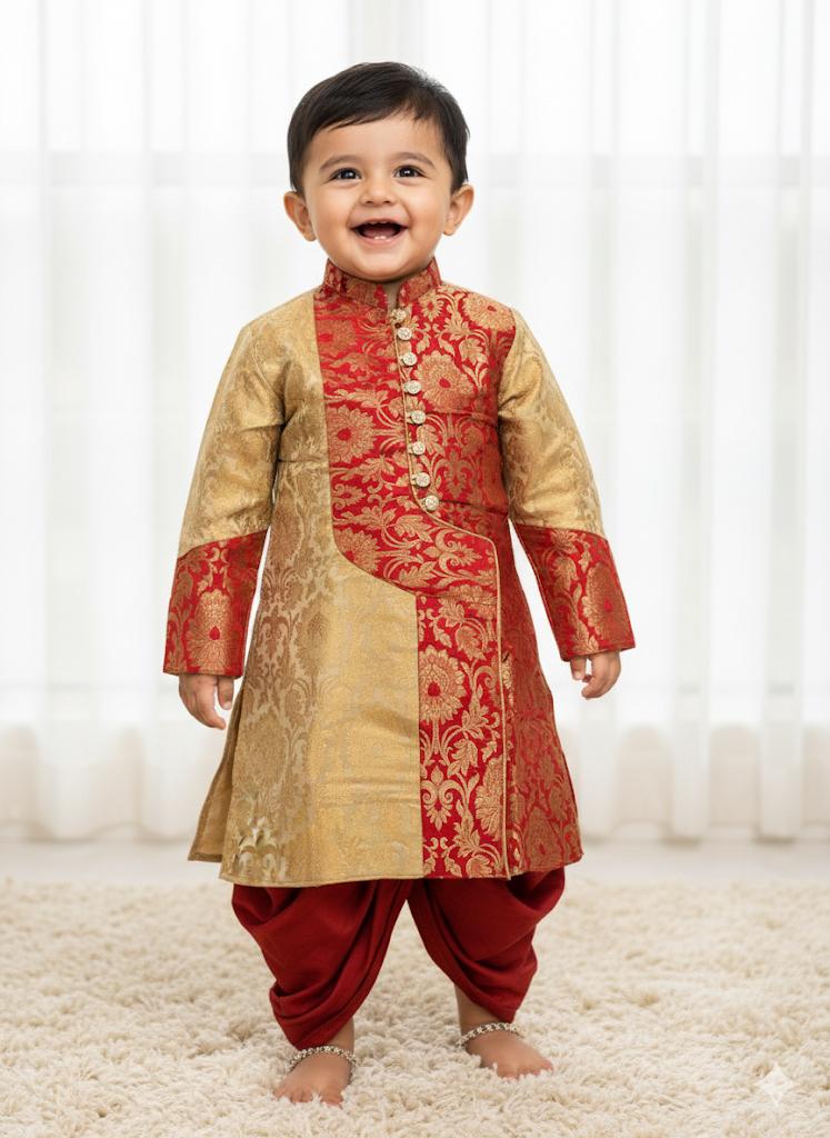 Dheu Exclusive - Kids Dhoti Kurta Set