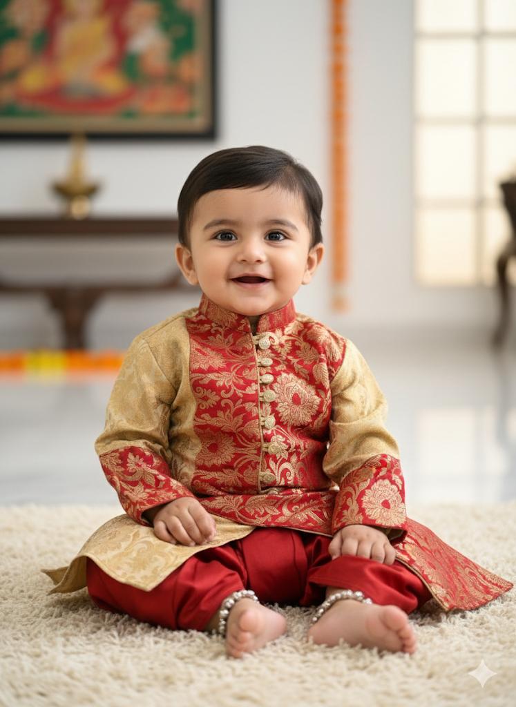 Dheu Exclusive - Kids Dhoti Kurta Set
