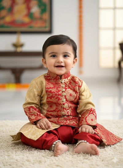 Dheu Exclusive - Kids Dhoti Kurta Set