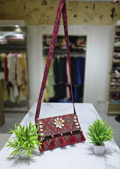 Handcrafted Gujrati Work Cotton Bag