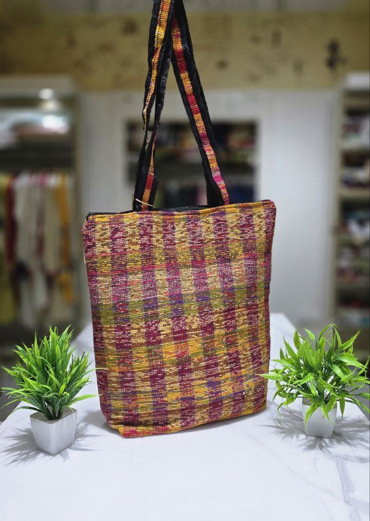 Handmade Embroidery Cotton Bag