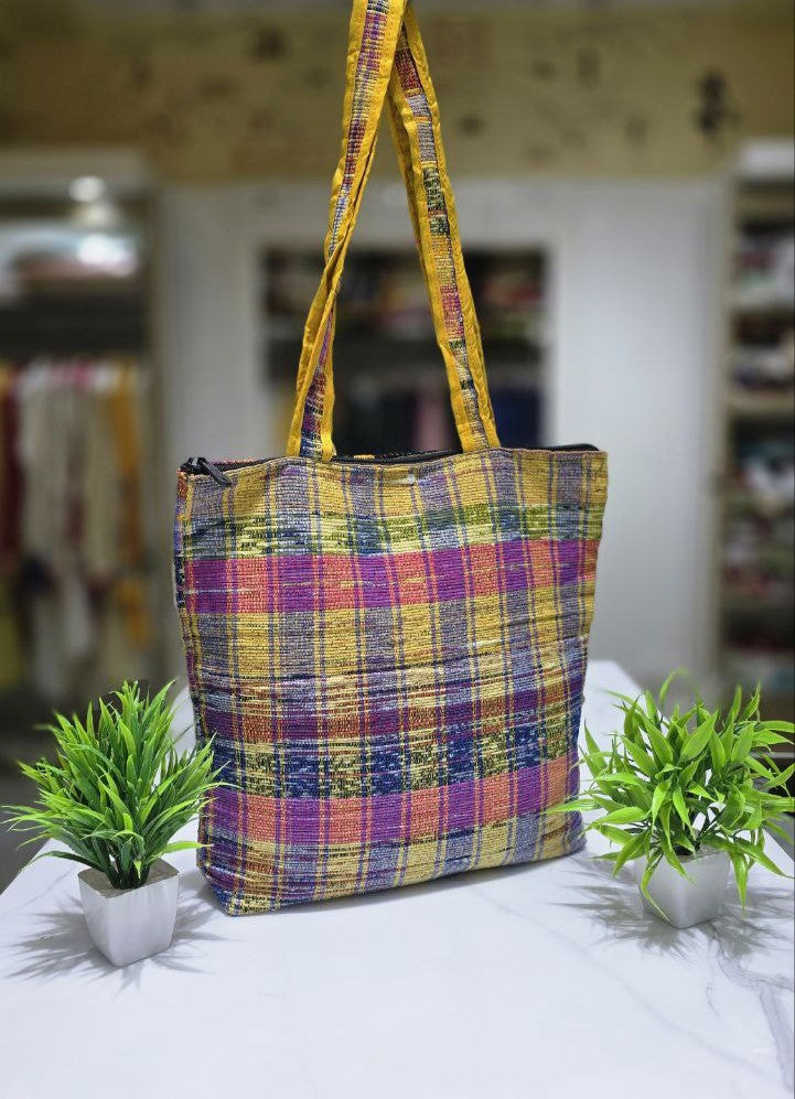 Handmade Embroidery Cotton Bag