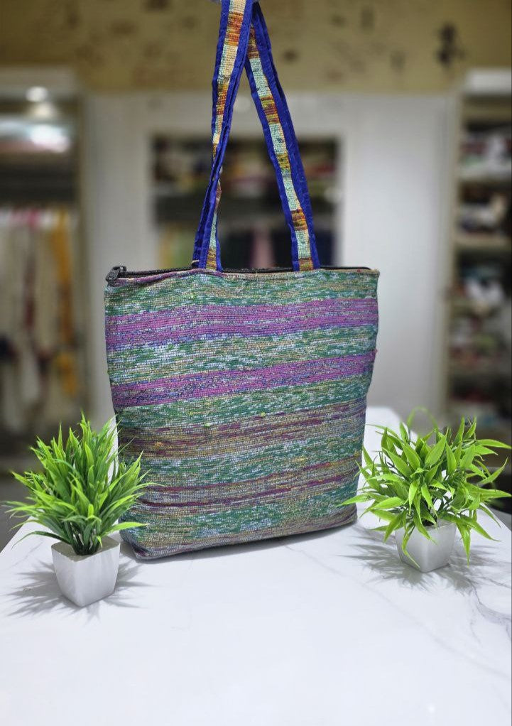 Handmade Embroidery Cotton Bag