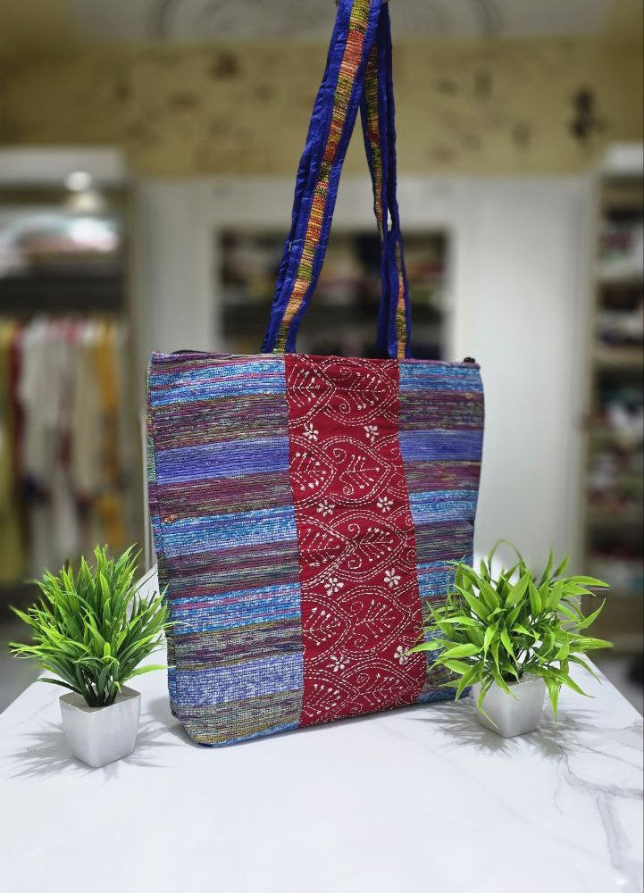 Handmade Embroidery Cotton Bag