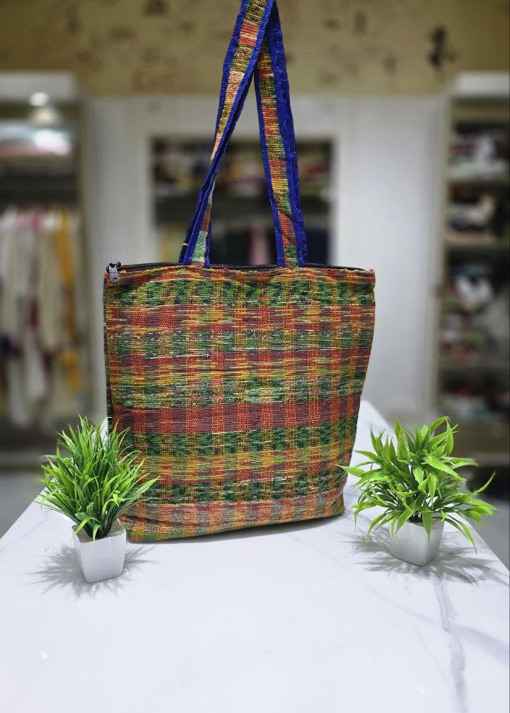 Handmade Embroidery Cotton Bag