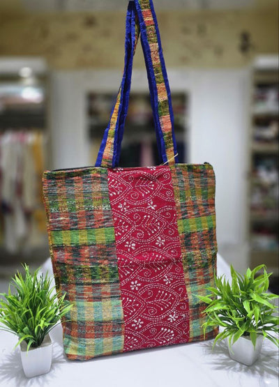 Handmade Embroidery Cotton Bag