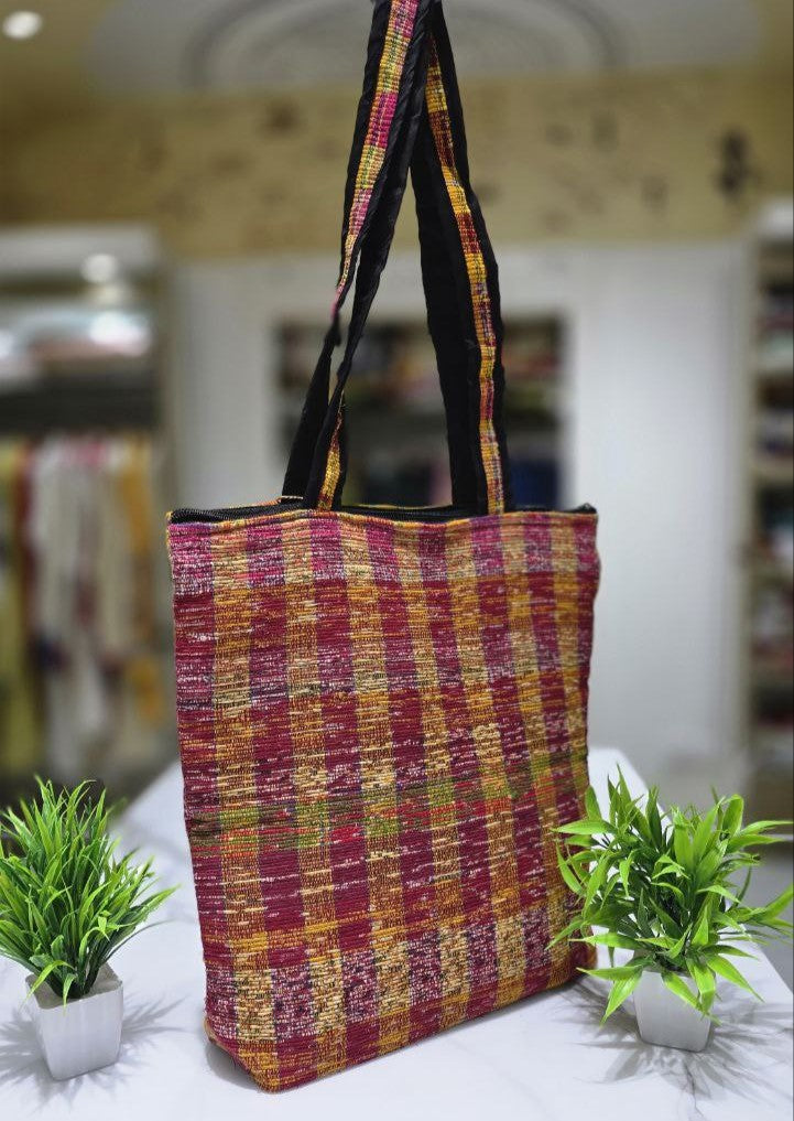 Handmade Embroidery Cotton Bag