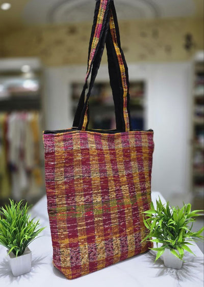 Handmade Embroidery Cotton Bag